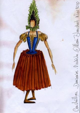 maquette de costume